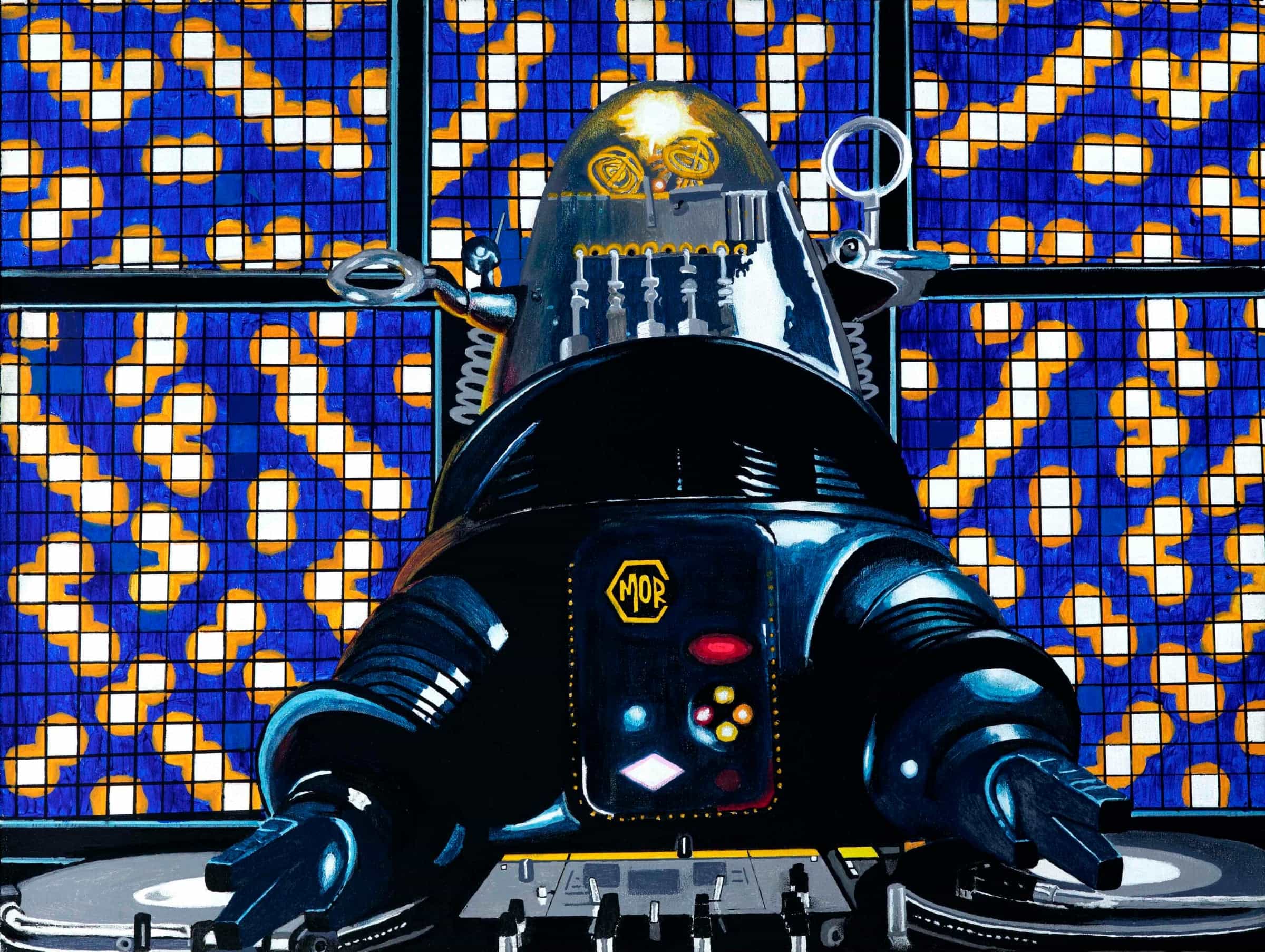 DJ Robbie Robot (Art Print)