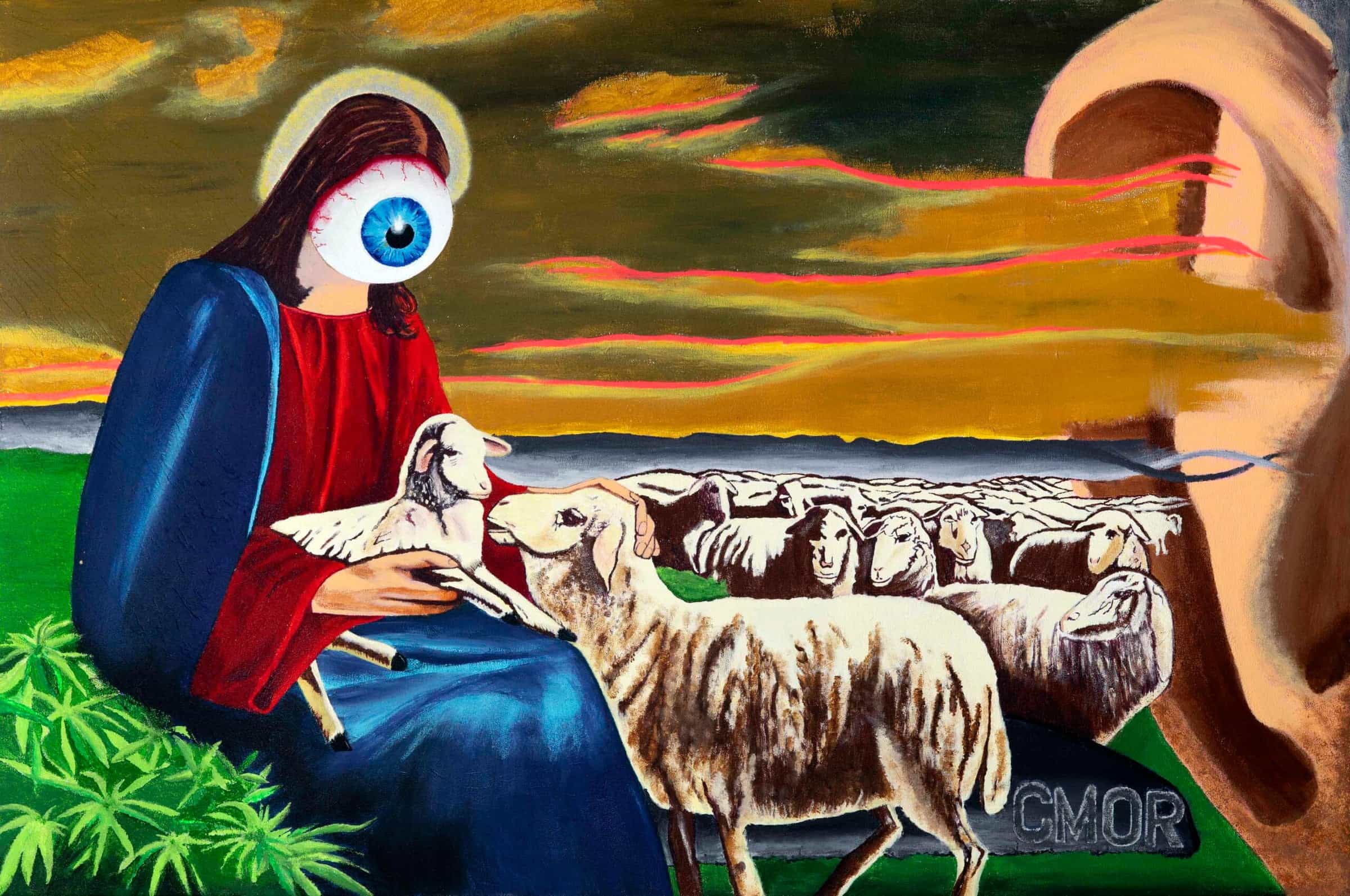 Eyeball Jesus (Art Print)