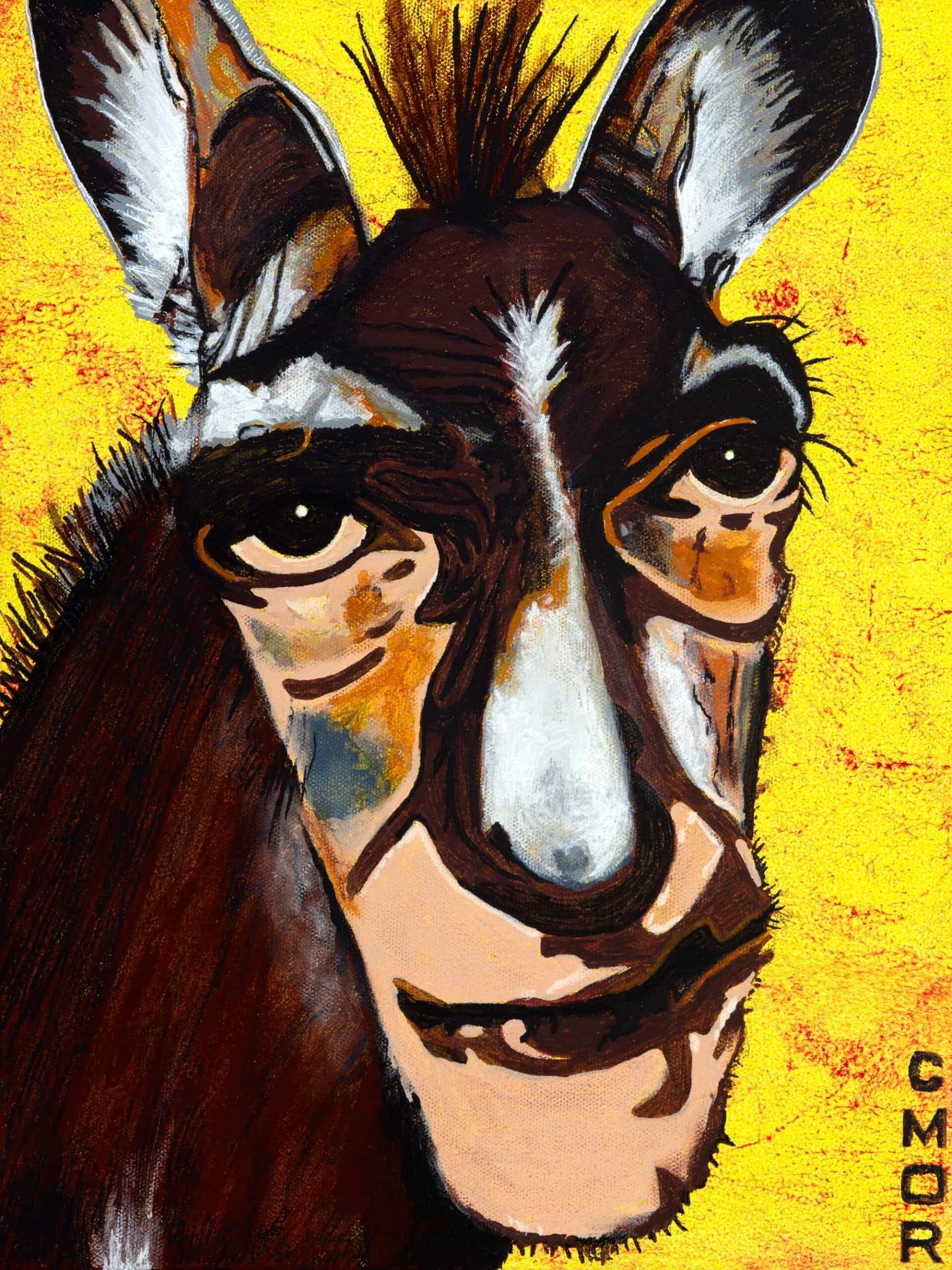 William Ass Burro (Art Print)