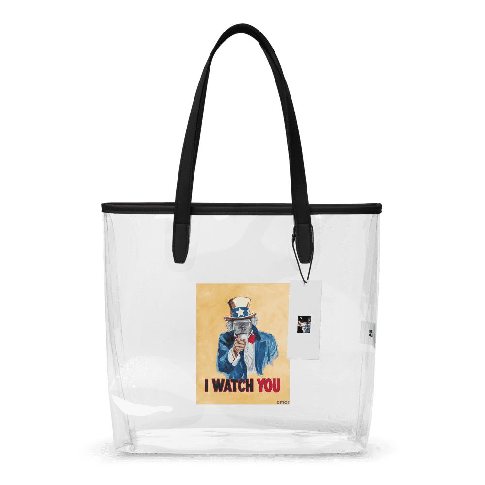 I Watch You Clear Tote Bag